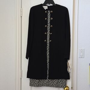 Evan Picone vintage black dress - size 4 - NWT